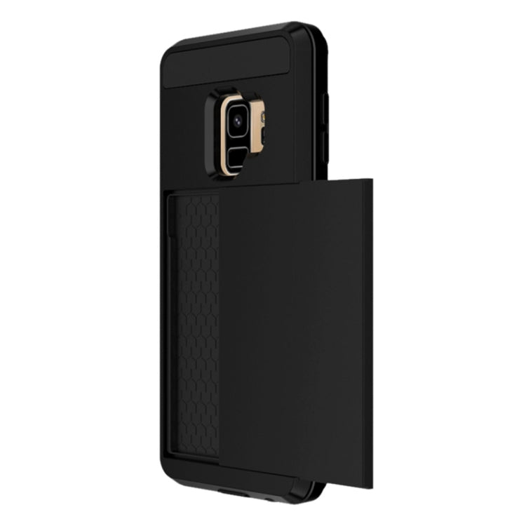 For Galaxy S9 Detachable Dropproof Protective Back Cover Case with Slider Card Slot, For Galaxy S9