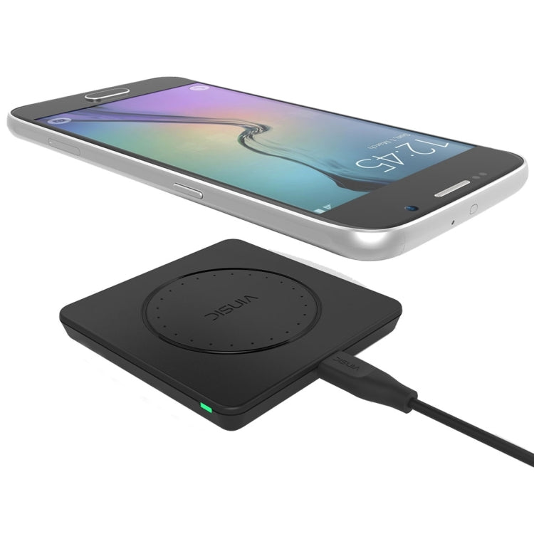 Vinsic 5V 1A Output Qi Standard Portable Wireless Charger Pad, Vinsic