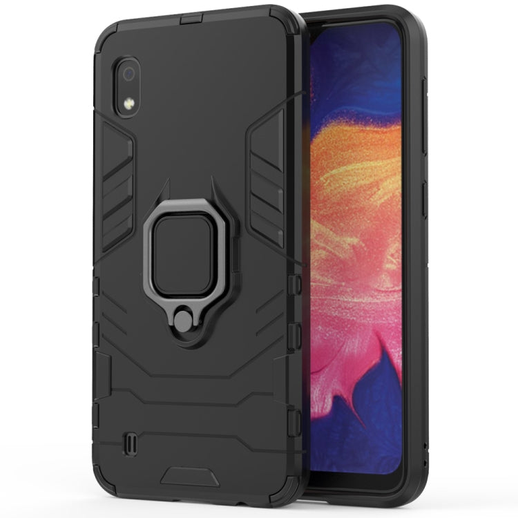 PC + TPU Shockproof Protective Case for Galaxy A10, with Magnetic Ring Holder, For Galaxy A10