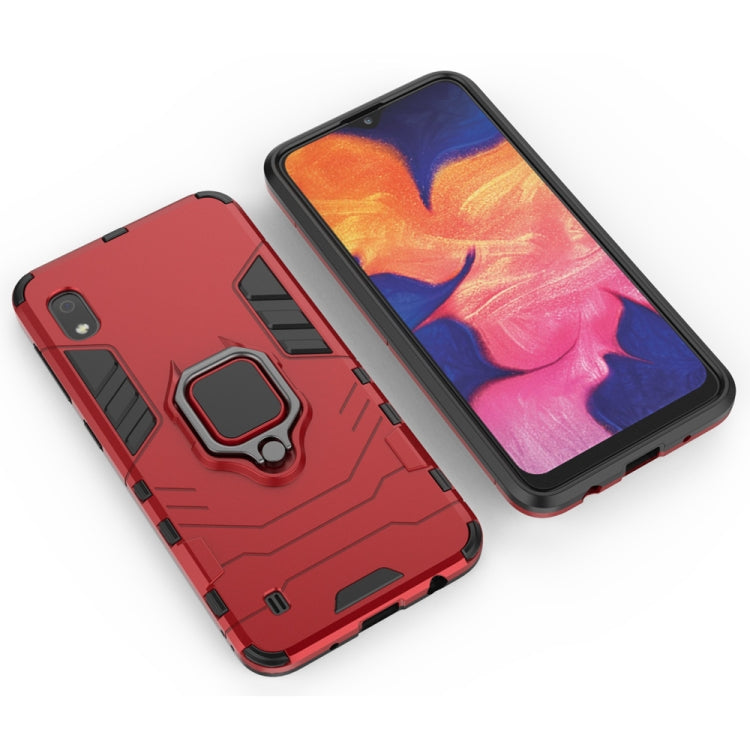 PC + TPU Shockproof Protective Case for Galaxy A10, with Magnetic Ring Holder, For Galaxy A10