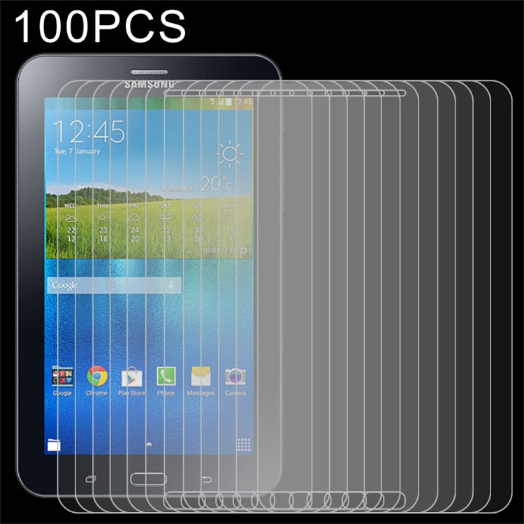 Lot de 100 films en verre trempé 9H 0,3 mm pour Galaxy Tab 4 Lite / T116 (1 pièce), 100 pièces