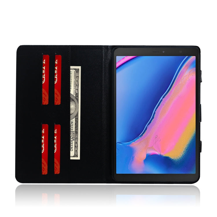 Cat Pattern Horizontal Flip Leather Case for Galaxy Tab A 8 (2019) / P200 / P205, with Holder & Card Slot & Wallet, For Galaxy Tab A 8 (2019) / P200 / P205