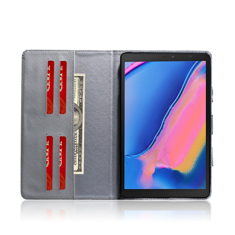 Tiger Pattern Horizontal Flip Leather Case for Galaxy Tab A 8 (2019) / P200 / P205, with Holder & Card Slot & Wallet, Galaxy Tab A 8 (2019) / P200 / P205