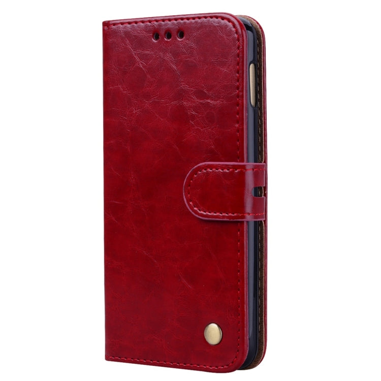 Business Style Oil Wax Texture Horizontal Flip Leather Case for Galaxy S10 E, with Holder & Card Slots & Wallet, For Galaxy S10 E