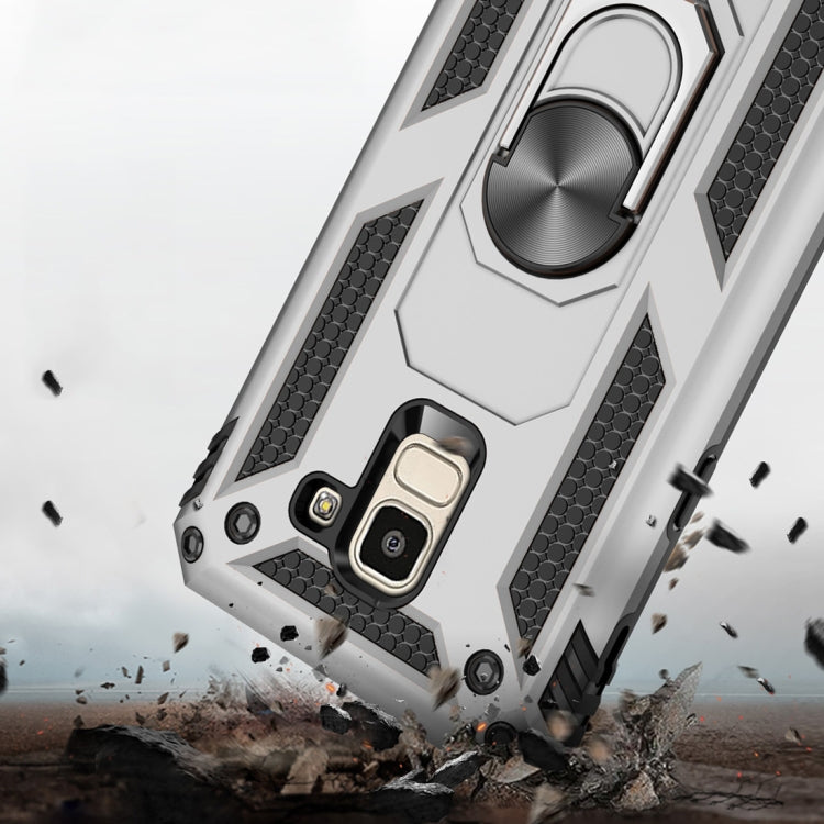 Coque de protection antichoc Armor en TPU et PC pour Galaxy J6 (2018), avec support rotatif à 360 degrés, pour Galaxy J6 (2018)