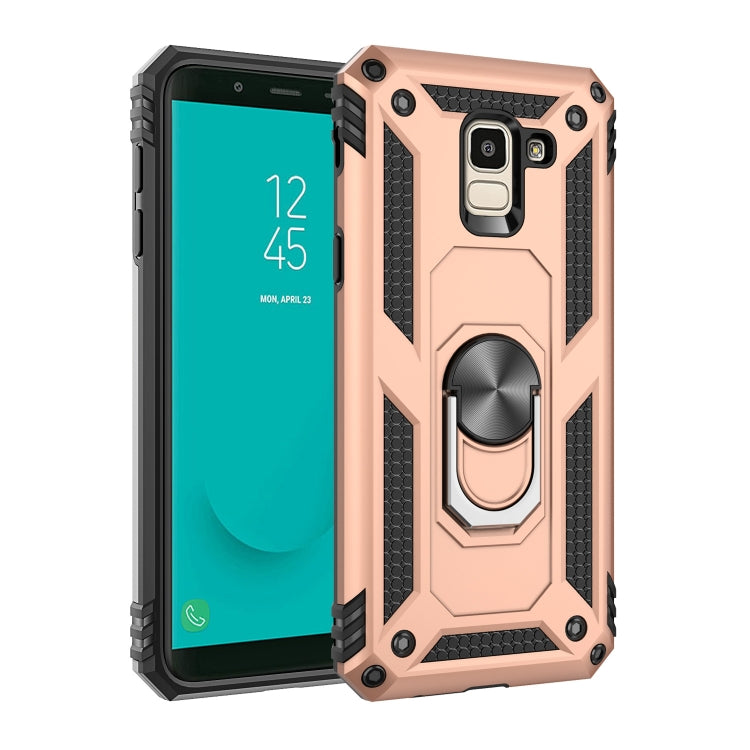 Coque de protection antichoc Armor en TPU et PC pour Galaxy J6 (2018), avec support rotatif à 360 degrés, pour Galaxy J6 (2018)