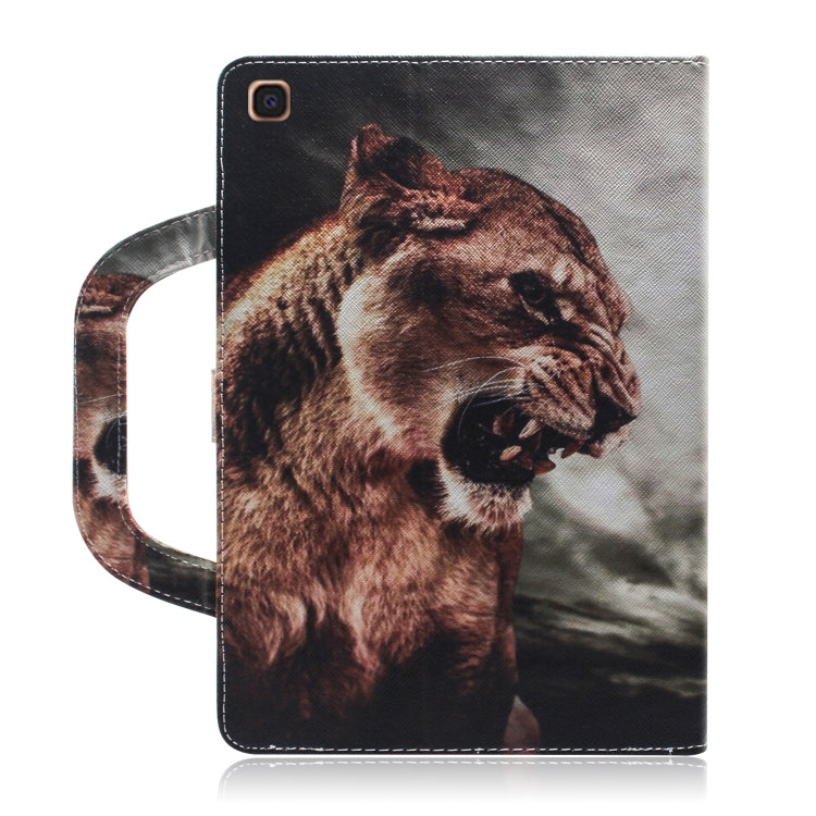 Lion Pattern Horizontal Flip Leather Case for Galaxy Tab A 10.1 (2019) T510 / T515, with Holder & Card Slot & Wallet, For Galaxy Tab A 10.1 (2019) T510 / T515
