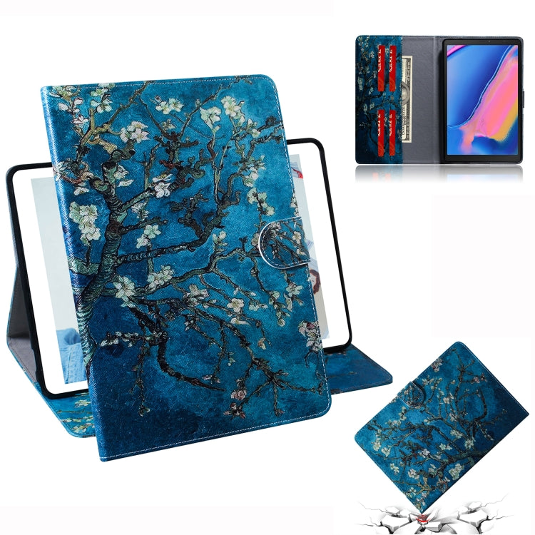 Apricot Blossom Pattern Horizontal Flip Leather Case for Galaxy Tab A 8 (2019) / P200 / P205, with Holder & Card Slot & Wallet, For Galaxy Tab A 8 (2019)