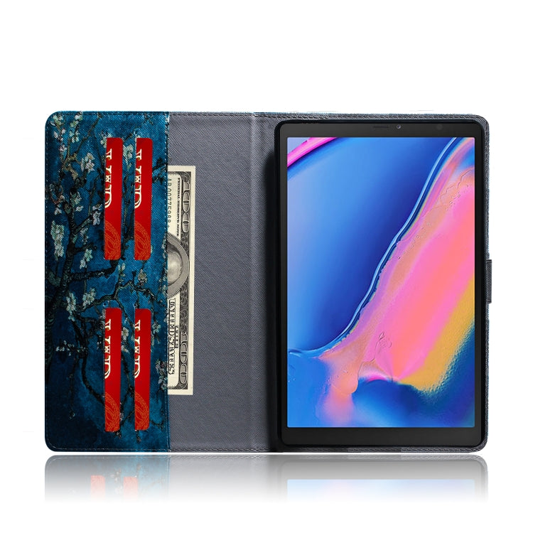Apricot Blossom Pattern Horizontal Flip Leather Case for Galaxy Tab A 8 (2019) / P200 / P205, with Holder & Card Slot & Wallet, For Galaxy Tab A 8 (2019)