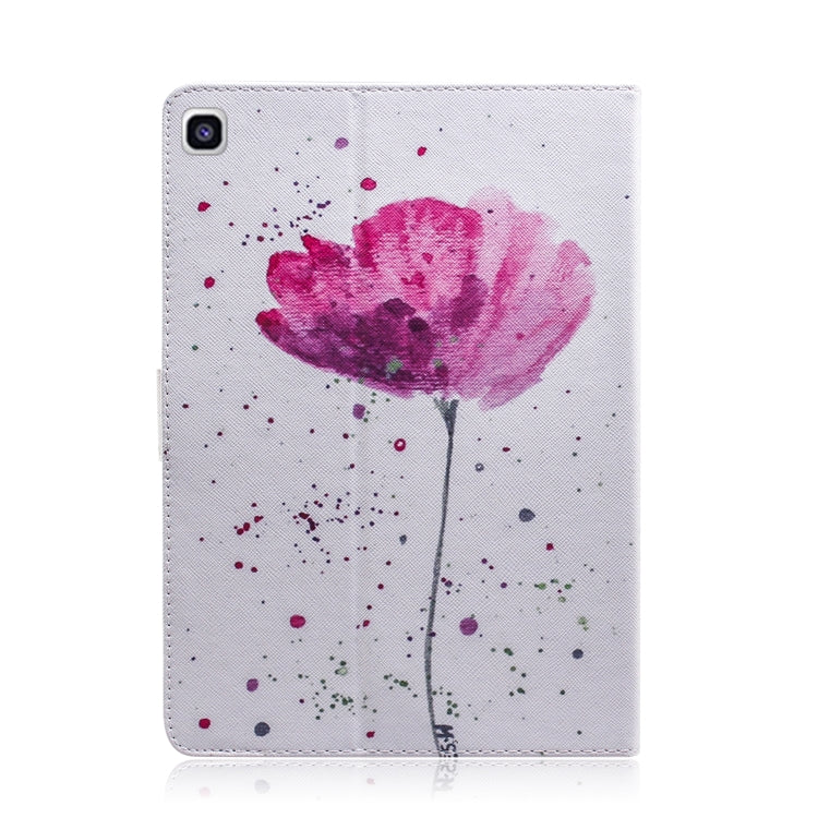Purple Orchids Pattern Horizontal Flip Leather Case for Galaxy Tab A 8 (2019) / P200 / P205, with Holder & Card Slot & Wallet, For Galaxy Tab A 8 (2019)