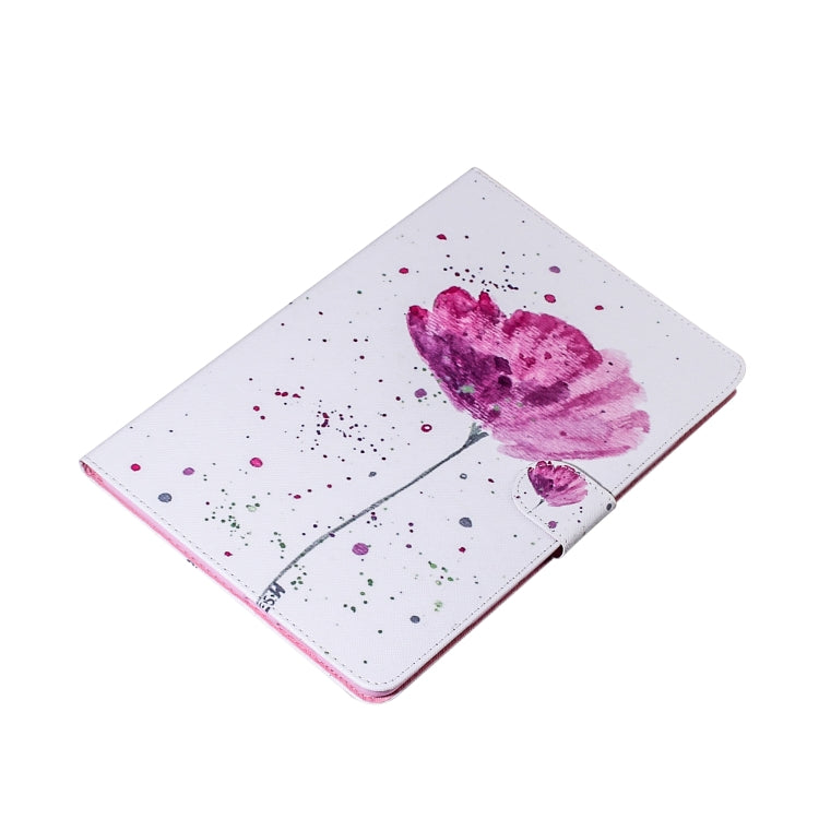 Purple Orchids Pattern Horizontal Flip Leather Case for Galaxy Tab A 8 (2019) / P200 / P205, with Holder & Card Slot & Wallet, For Galaxy Tab A 8 (2019)