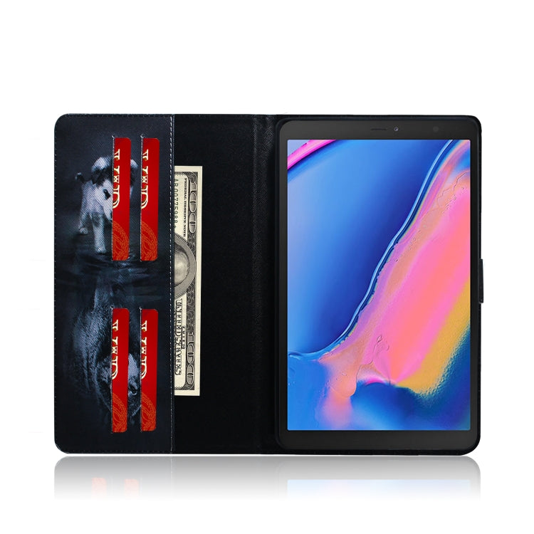 Wolf and Dog Pattern Horizontal Flip Leather Case for Galaxy Tab A 8 (2019) / P200 / P205, with Holder & Card Slot & Wallet, For Galaxy Tab A 8 (2019)