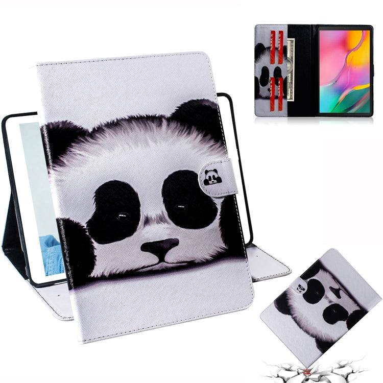 Panda Pattern Horizontal Flip Leather Case for Galaxy Tab A 10.1 (2019) T510 / T515, with Holder & Card Slot & Wallet, For Galaxy Tab A 10.1 (2019)