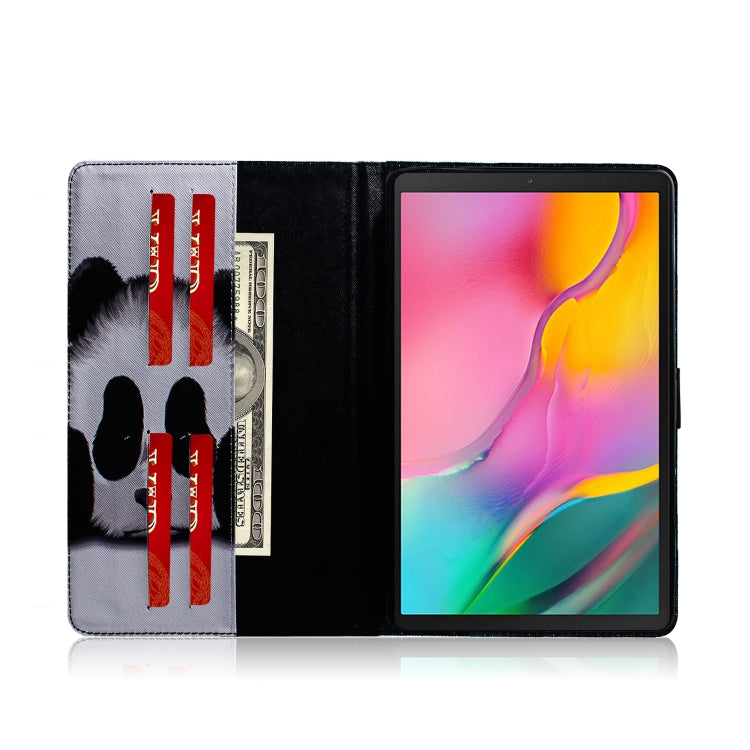 Panda Pattern Horizontal Flip Leather Case for Galaxy Tab A 10.1 (2019) T510 / T515, with Holder & Card Slot & Wallet, For Galaxy Tab A 10.1 (2019)