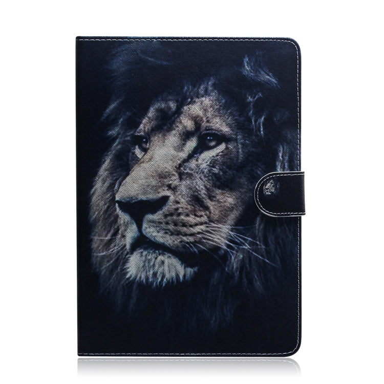 Lion Pattern Horizontal Flip Leather Case for Galaxy Tab A 10.1 (2019) T510 / T515, with Holder & Card Slot & Wallet, For Galaxy Tab A 10.1 (2019)