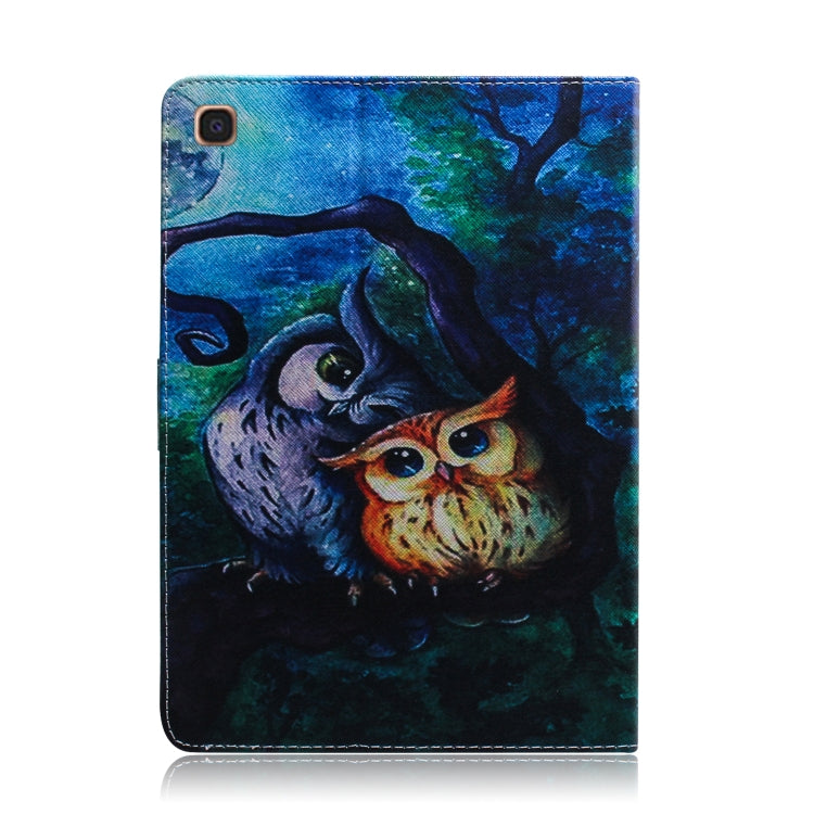 Oil Owl Pattern Horizontal Flip Leather Case for Galaxy Tab A 10.1 (2019) T510 / T515, with Holder & Card Slot & Wallet