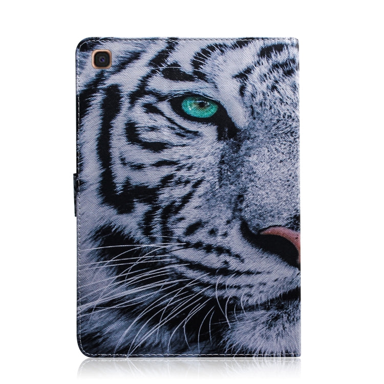 Tiger Pattern Horizontal Flip Leather Case for Galaxy Tab S5E T720 / T725, with Holder & Card Slot & Wallet, For Galaxy Tab S5E