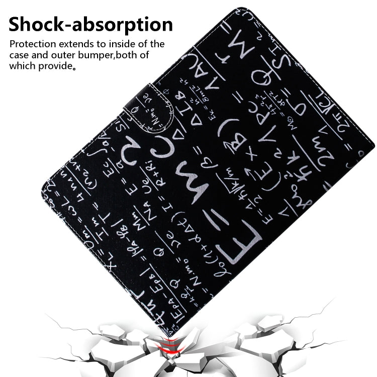 Formula Pattern Horizontal Flip Leather Case for Galaxy Tab S5E T720 / T725, with Holder & Card Slot & Wallet, For Galaxy Tab S5E T720 / T725