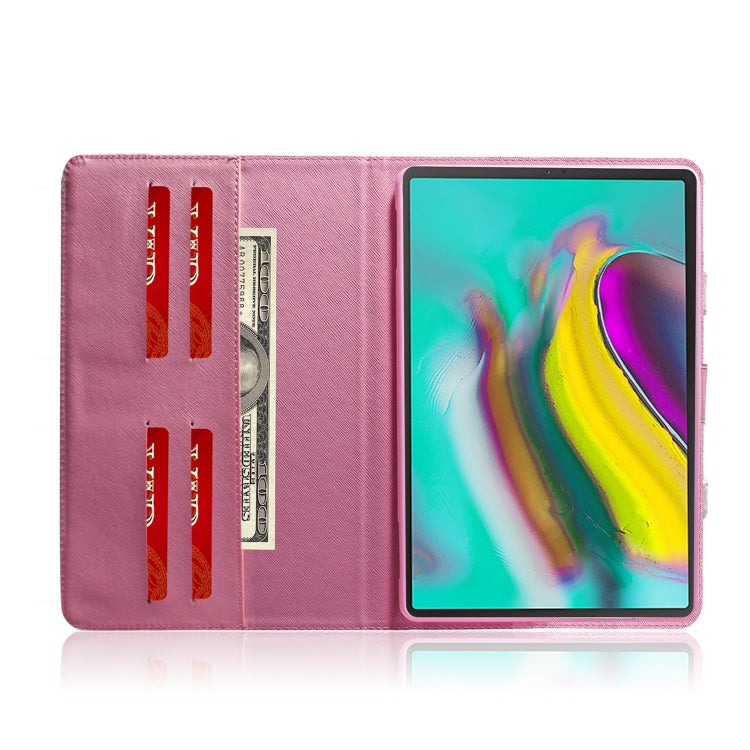 Magnolia Pattern Horizontal Flip Leather Case for Galaxy Tab S5E 10.5 T720 / T725, with Holder & Card Slot & Wallet, For Galaxy Tab S5E 10.5 T720 / T725
