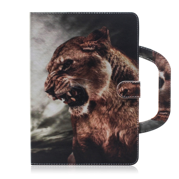 Lion Pattern Horizontal Flip Leather Case for Galaxy Tab S5E 10.5 T720 / T725, with Holder & Card Slot & Wallet, For Galaxy Tab S5E 10.5 T720 / T725