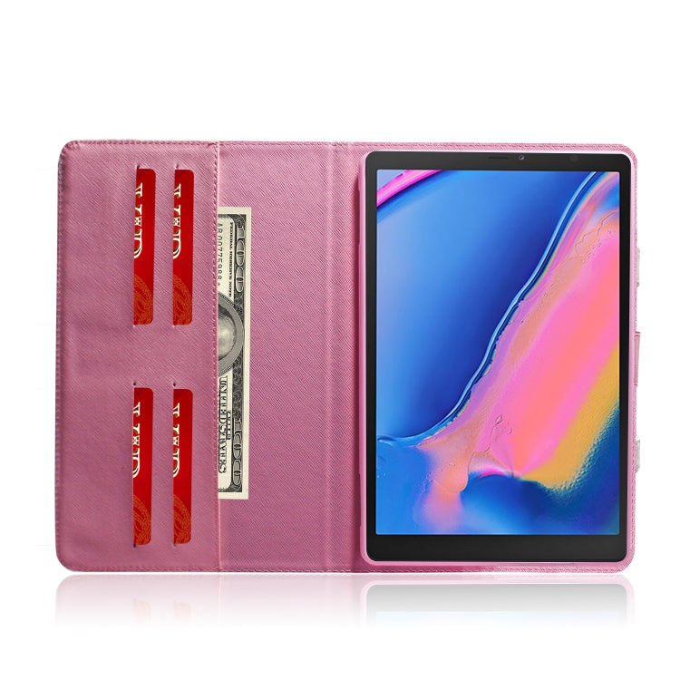 Magnolia Pattern Horizontal Flip Leather Case for Galaxy Tab A 8 (2019) / P200 / P205, with Holder & Card Slot & Wallet, For Galaxy Tab A 8 (2019) / P200 / P205