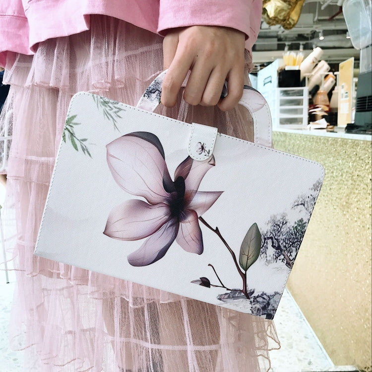 Magnolia Pattern Horizontal Flip Leather Case for Galaxy Tab A 8 (2019) / P200 / P205, with Holder & Card Slot & Wallet, For Galaxy Tab A 8 (2019) / P200 / P205