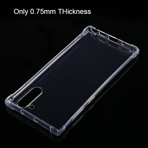 For Galaxy Note10 Four-Corner Shockproof Ultra-Thin Transparent TPU Case