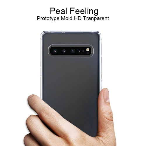 For Galaxy S10 5G Four-Corner Shockproof Ultra-Thin Transparent TPU Case, For Galaxy S10 5G