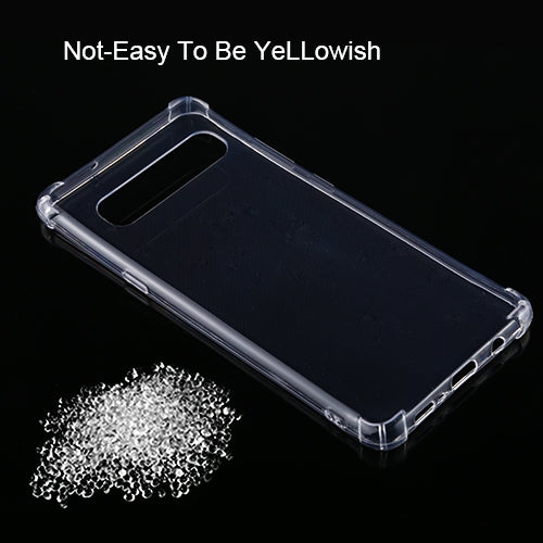 For Galaxy S10 5G Four-Corner Shockproof Ultra-Thin Transparent TPU Case, For Galaxy S10 5G