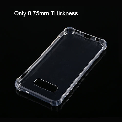 For Galaxy S10e Four-Corner Shockproof Ultra-Thin Transparent TPU Case, For Galaxy S10e
