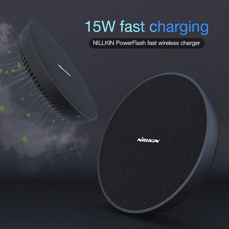 NILLKIN MC035 Power Flash Qi Standard High Speed Wireless Charger (Classic Nylon)