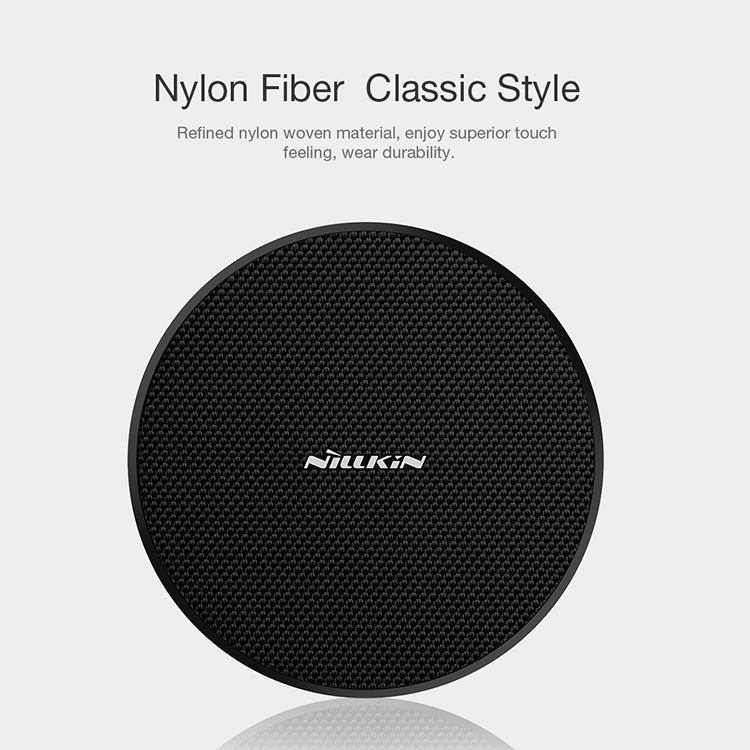 NILLKIN MC035 Power Flash Qi Standard High Speed Wireless Charger (Classic Nylon)