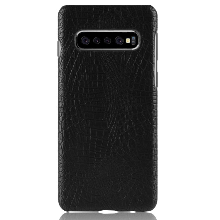 Shockproof Crocodile Texture PC + PU Case for Galaxy S10 5G, For Galaxy S10 5G