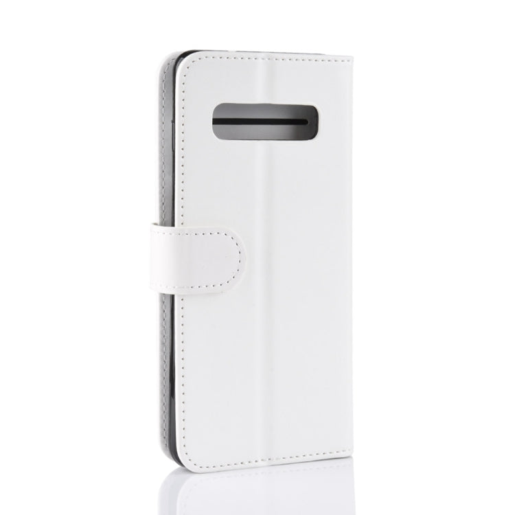R64 Texture Single Fold Horizontal Flip Leather Case for Galaxy S10+, with Holder & Card Slots & Wallet, For Galaxy S10+