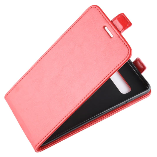 Premium leather flip case Galaxy S10+ front cover closed position