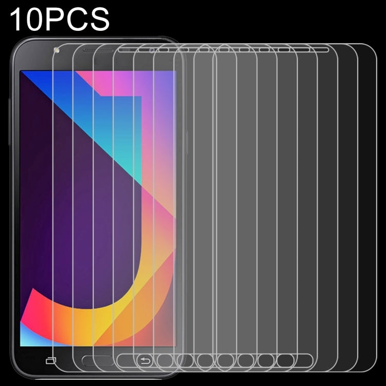 Lot de 10 films en verre trempé 9H 2,5D (0,26 mm) pour Galaxy J7 Neo / J701 (10 pièces)