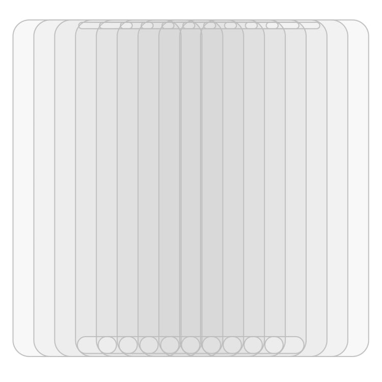 Lot de 10 films en verre trempé 9H 2,5D (0,26 mm) pour Galaxy J7 Neo / J701 (10 pièces)
