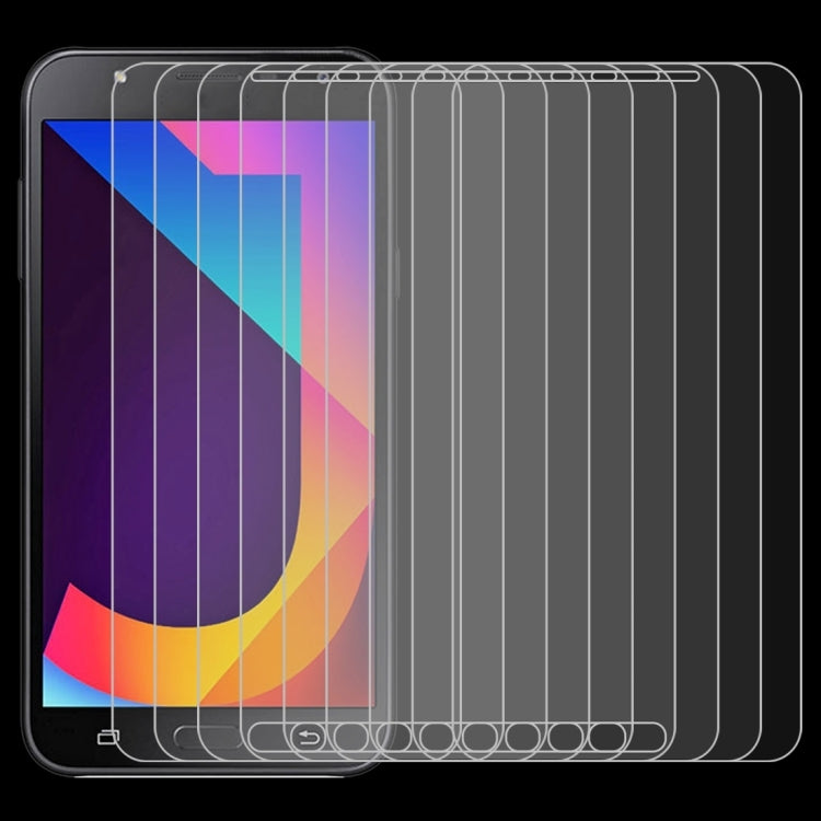 Lot de 10 films en verre trempé 9H 2,5D (0,26 mm) pour Galaxy J7 Neo / J701 (10 pièces)