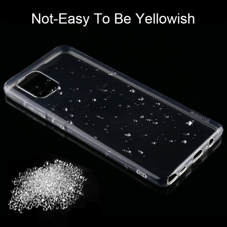 For Galaxy A81 0.75mm Ultrathin Transparent TPU Soft Protective Case, For Galaxy A81