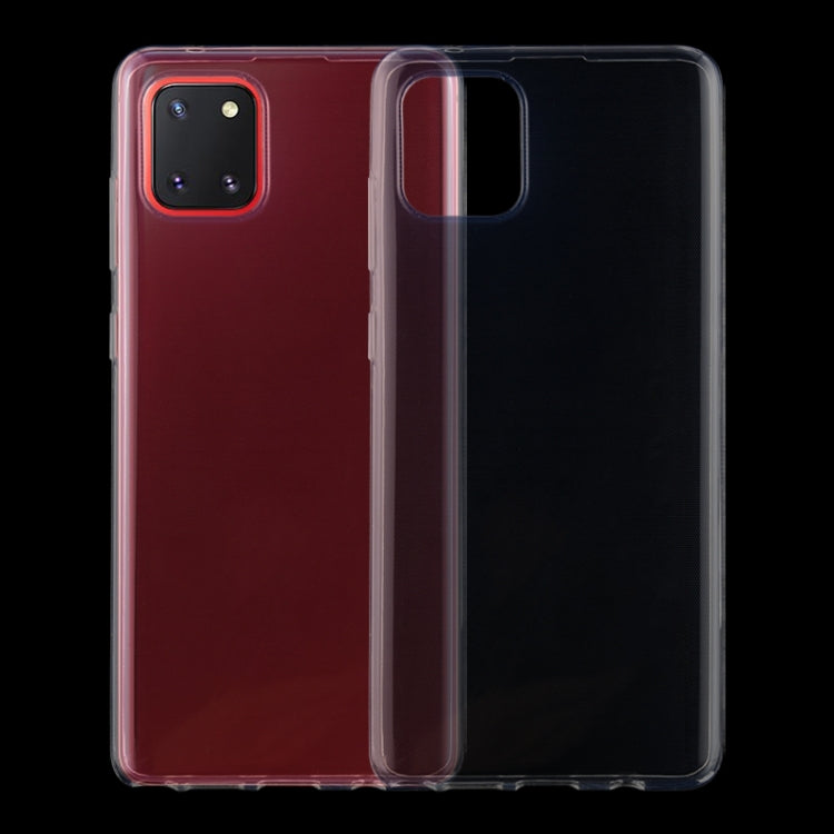 For Galaxy Note 10 Lite 0.75mm Ultrathin Transparent TPU Soft Protective Case, For Galaxy Note 10 Lite