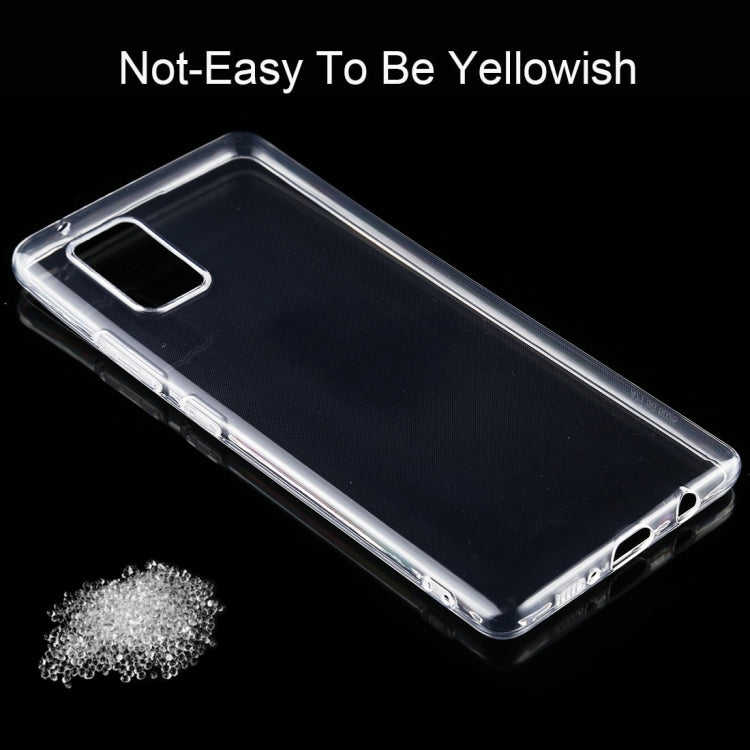 For Galaxy A71 5G 0.5mm Ultra-Thin Transparent TPU Protective Case, For Galaxy A71 5G