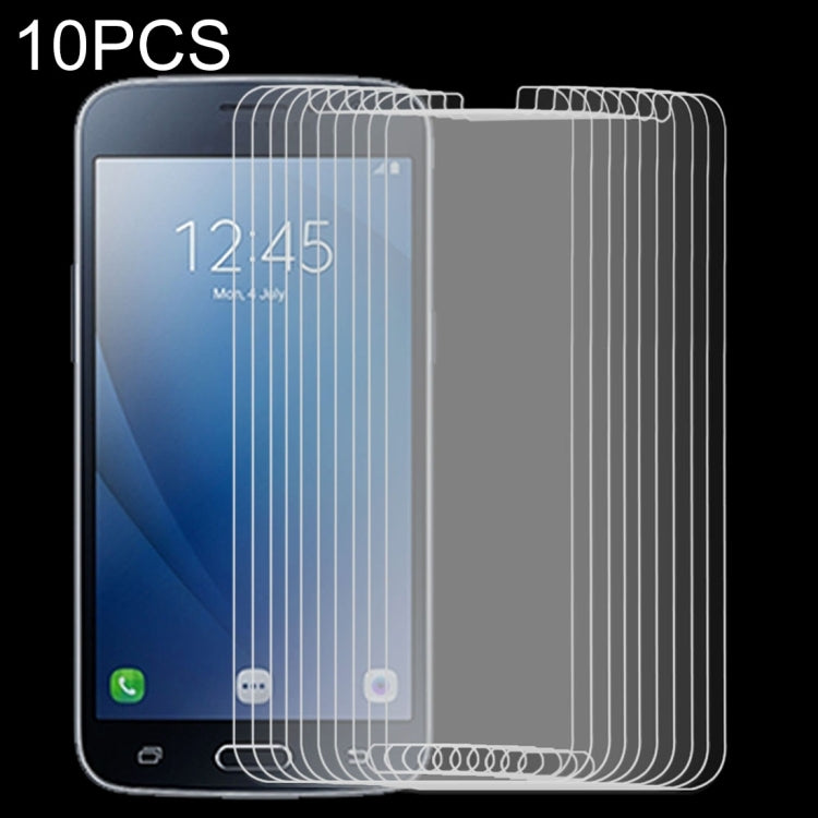Lot de 10 films en verre trempé 9H 2,5D pour Galaxy J2 (2016)