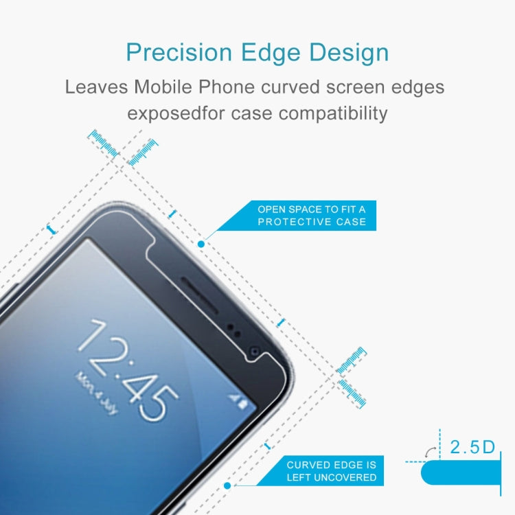 10 PCS 9H 2.5D Tempered Glass Film for Galaxy J2 (2016), For Galaxy J2 (2016)
