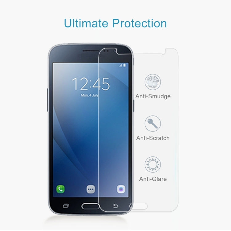 Lot de 10 films en verre trempé 9H 2,5D pour Galaxy J2 (2016)