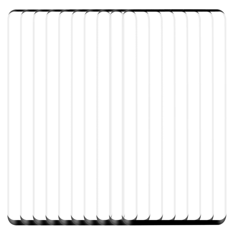Lot de 25 films de protection d'écran incurvés en verre trempé 9H 2,5D de qualité supérieure pour Galaxy S10 Plus, version réduite