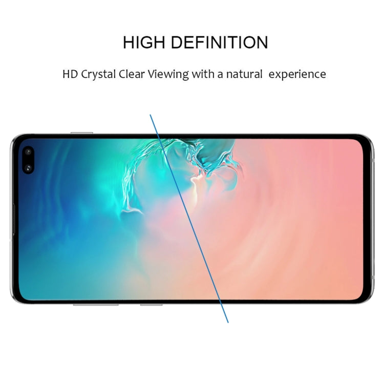 Lot de 25 films de protection d'écran incurvés en verre trempé 9H 2,5D de qualité supérieure pour Galaxy S10 Plus, version réduite