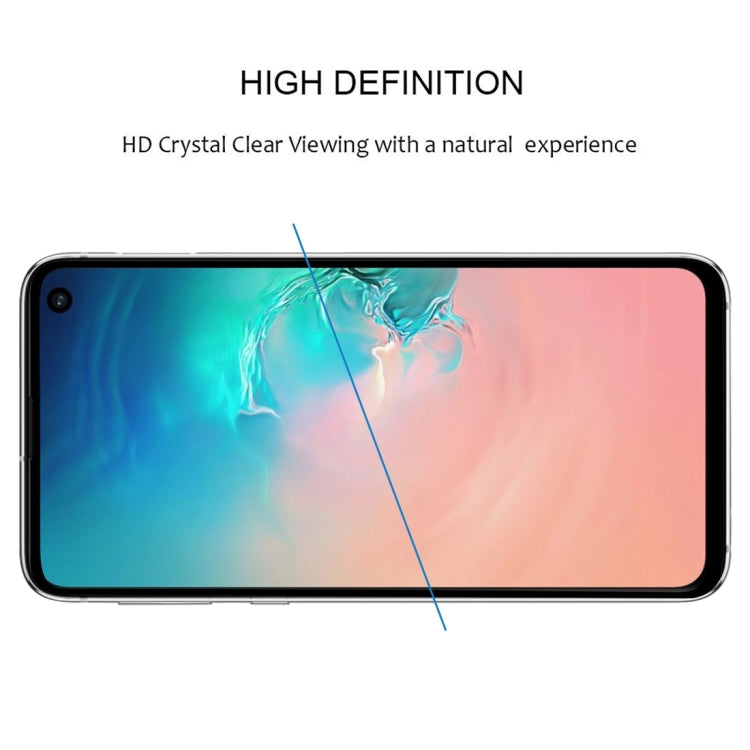 Lot de 25 films de protection d'écran incurvés en verre trempé 9H 2,5D de qualité supérieure pour Galaxy S10 E