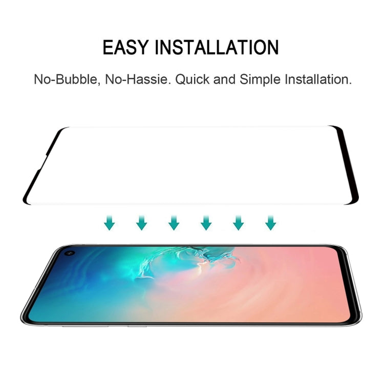 Lot de 25 films de protection d'écran incurvés en verre trempé 9H 2,5D de qualité supérieure pour Galaxy S10 E