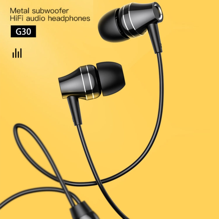 Galante G30 HIFI Sound Quality Metal Tone Tuning In-Ear Wired Earphone