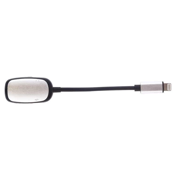 8 Pin to 8 Pin Charging Interface + 8 Pin Earphone Interface + 3.5mm Audio Interface Earphone Adapter, Silver, Black, Pink, Gold, Red